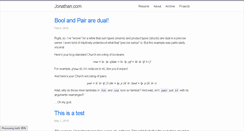 Desktop Screenshot of jonathan.com